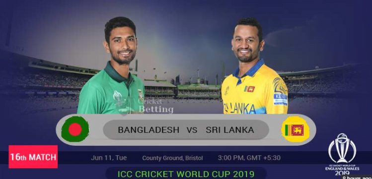 SL vs Ban Live Match 16|Bangladesh vs Sri Lanka Live Stream| ICC Cricket World Cup 2019