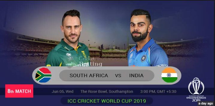 India vs South Africa 2019 |full highlights 8th match 5 June 2019|